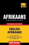 Afrikaans vocabulary for English speakers - 9000 words cover