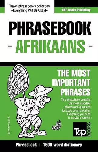 English-Afrikaans phrasebook and 1500-word dictionary cover