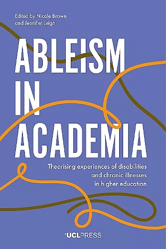 Ableism in Academia cover