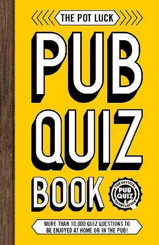 The Pot Luck Pub Quiz Book cover