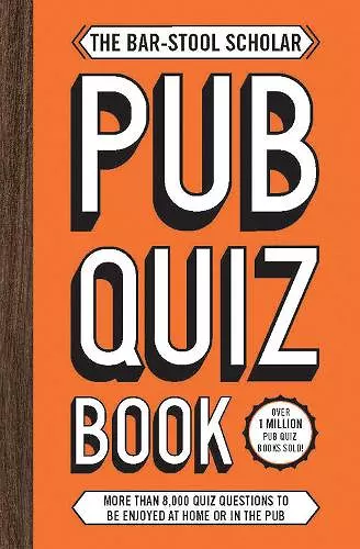 The Bar-Stool Scholar Pub Quiz Book cover