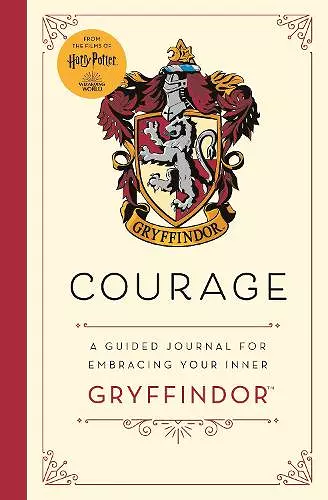 Harry Potter Gryffindor Guided Journal : Courage cover
