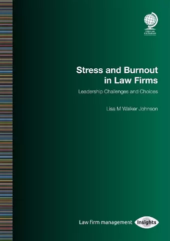 Stress and Burnout in Law Firms cover