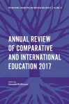 Annual Review of Comparative and International Education 2017 cover