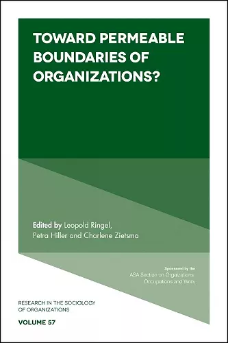 Toward Permeable Boundaries of Organizations? cover