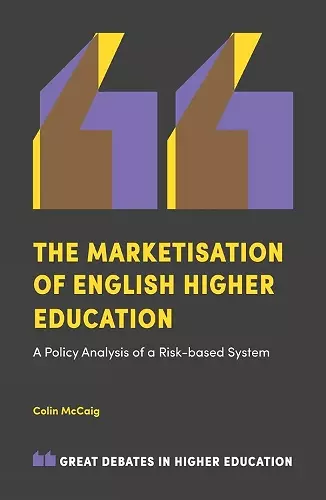 The Marketisation of English Higher Education cover