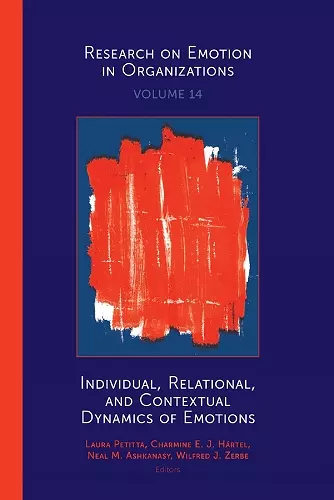 Individual, Relational, and Contextual Dynamics of Emotions cover