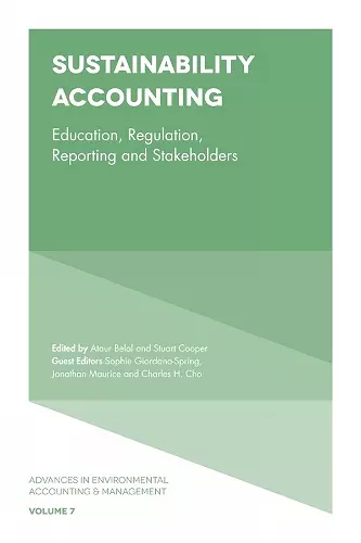 Sustainability Accounting cover