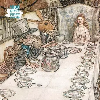 Adult Jigsaw Puzzle Arthur Rackham: Alice in Wonderland Tea Party cover