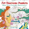 Art Nouveau Posters (Art Colouring Book) cover