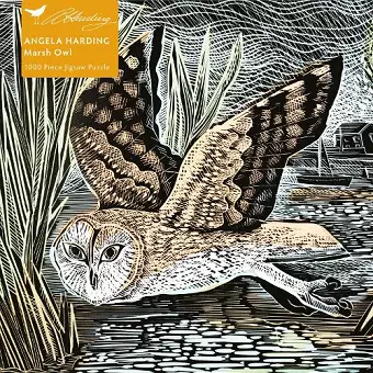 Adult Sustainable Jigsaw Puzzle Angela Harding: Marsh Owl cover