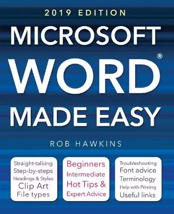 Microsoft Word Made Easy (2019 edition) cover