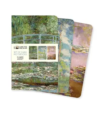 Claude Monet Set of 3 Mini Notebooks cover