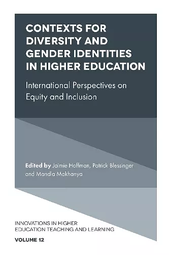 Contexts for Diversity and Gender Identities in Higher Education cover