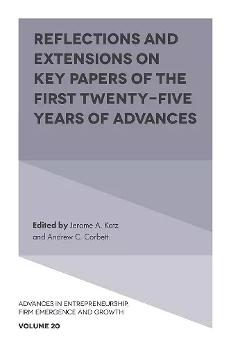 Reflections and Extensions on Key Papers of the First Twenty-Five Years of Advances cover