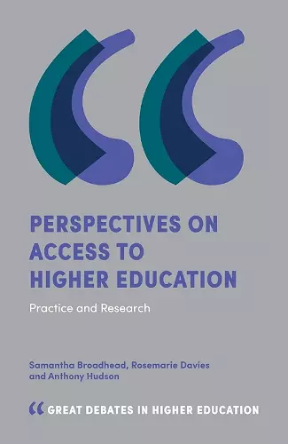 Perspectives on Access to Higher Education cover