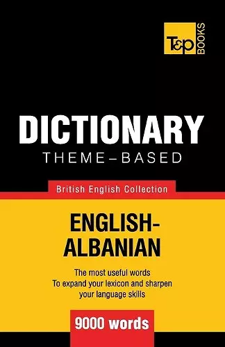 Theme-based dictionary British English-Albanian - 9000 words cover