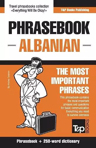 English-Albanian phrasebook and 250-word mini dictionary cover
