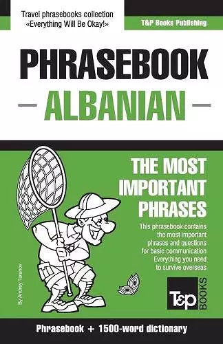 English-Albanian phrasebook and 1500-word dictionary cover