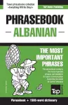 English-Albanian phrasebook and 1500-word dictionary cover