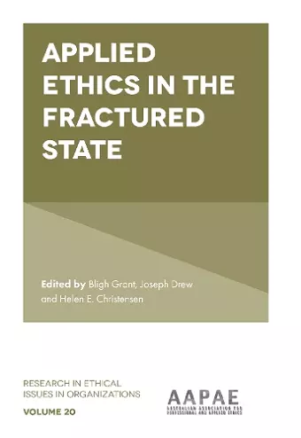 Applied Ethics in the Fractured State cover