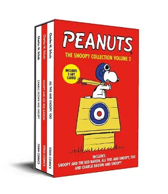 Snoopy Slipcase Set (Snoopy and the Red Baron, All this and Snoopy Too, Charlie Brown and Snoopy) cover