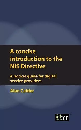 A concise introduction to the NIS Directive - A pocket guide for digital service providers cover