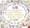 British Museum: The Colouring Book of Cards and Envelopes: Amazing Animals and Beautiful Birds cover