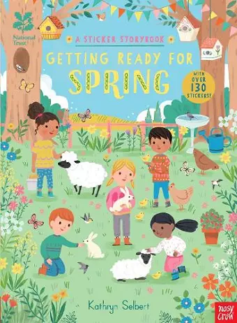 National Trust: Getting Ready for Spring, A Sticker Storybook cover