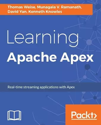 Learning Apache Apex cover