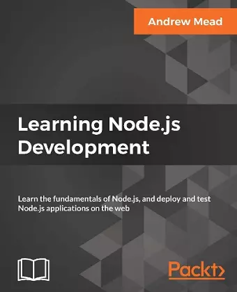 Learning Node.js Development cover