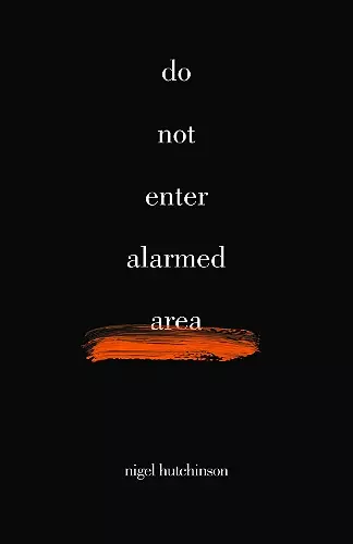 Do Not Enter Alarmed Area cover