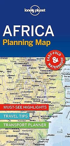 Lonely Planet Africa Planning Map cover