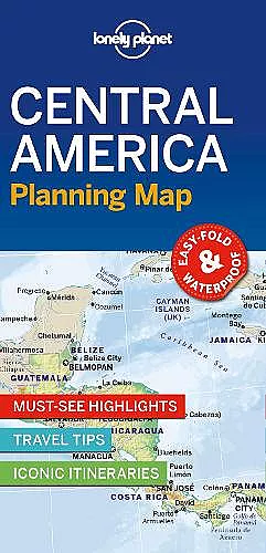 Lonely Planet Central America Planning Map cover