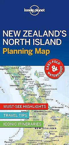 Lonely Planet New Zealand's North Island Planning Map cover