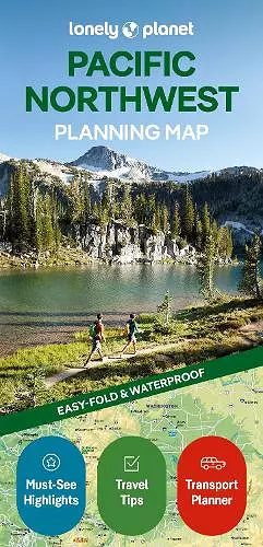 Lonely Planet Pacific Northwest Planning Map cover