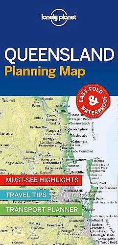 Lonely Planet Queensland Planning Map cover