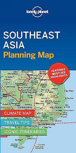 Lonely Planet Southeast Asia Planning Map cover