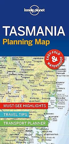 Lonely Planet Tasmania Planning Map cover