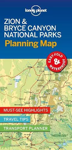 Lonely Planet Zion & Bryce Canyon National Parks Planning Map cover