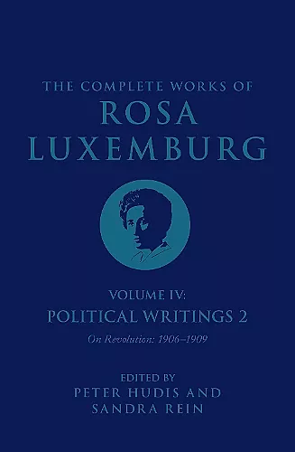 The Complete Works of Rosa Luxemburg Volume IV cover