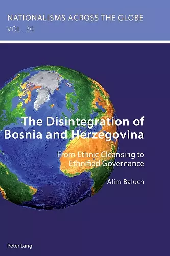 The Disintegration of Bosnia and Herzegovina cover