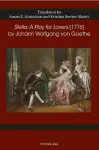 «Stella: A Play for Lovers» (1776) by Johann Wolfgang von Goethe cover