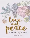 Love and Peace Colouring Book cover