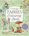 Vintage Fairies Colouring Book cover