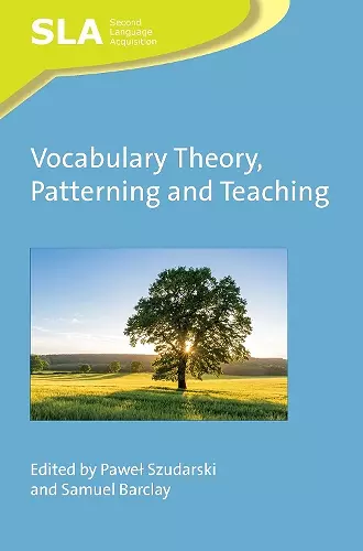 Vocabulary Theory, Patterning and Teaching cover