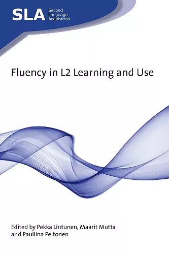 Fluency in L2 Learning and Use cover