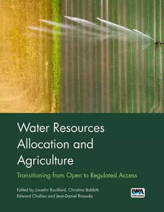 Water Resources Allocation and Agriculture cover