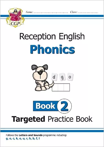 Reception English Phonics Targeted Practice Book - Book 2 cover