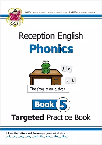 Reception English Phonics Targeted Practice Book - Book 5 cover